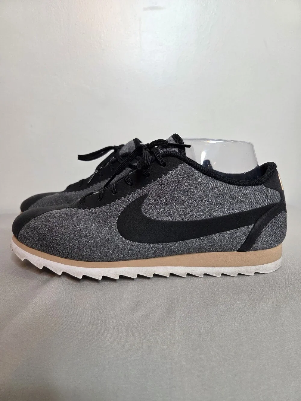 Nike Cortez Ultra SE Women's Sneakers Gray Black Tan Running Shoes Size 8.5